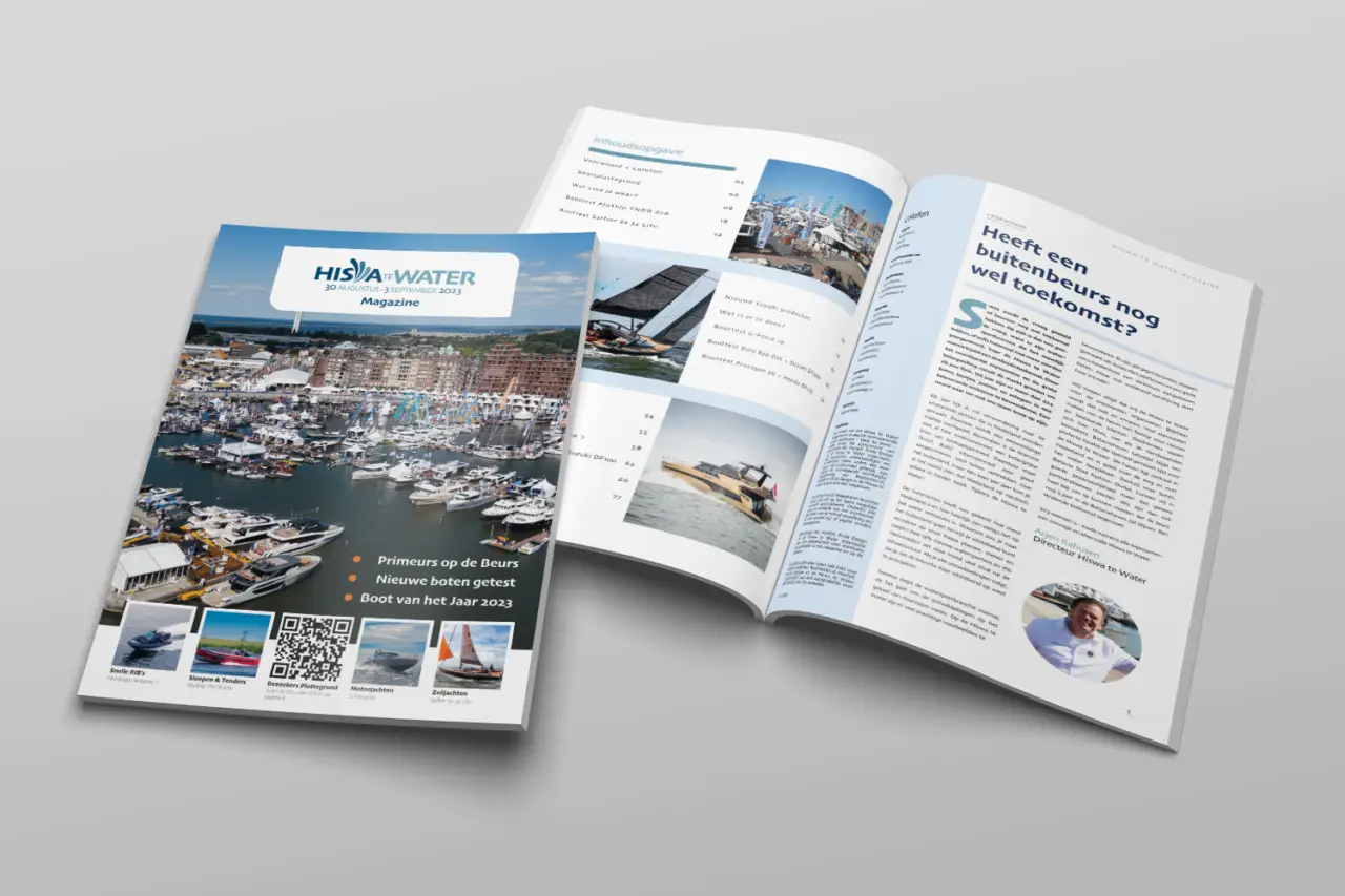 Water Magazine Design Hiswa te Water Magazine - Evida Design